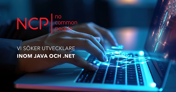 Jobba som utvecklare inom Java och .NET hos NCP No Common People